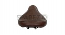 For Royal Enfield Super Meteor 650 Brown Customized Touring Front Solo Seat - SPAREZO